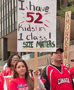 Members of the Chicago Teachers Union rally during their 2012 strike