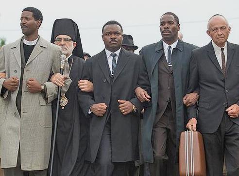 David Oyelowo (center) as Martin Luther King Jr. in Selma