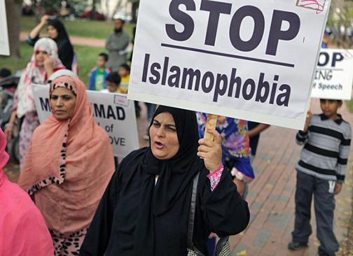 Marching against anti-Muslim and anti-Arab racism