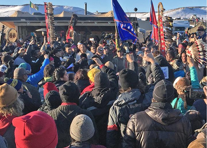 Water protectors at Standing Rock are celebrating a victory after a permit needed for construction was denied