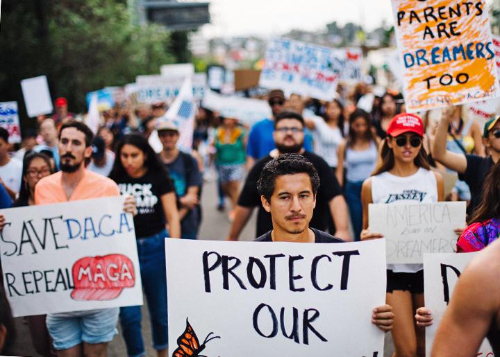 Thousands march to defend DACA and immigrant rights in Los Angeles