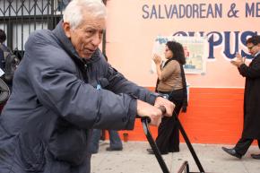 Residents of 2789 Harrison and their supporters picket against a huge rent increase