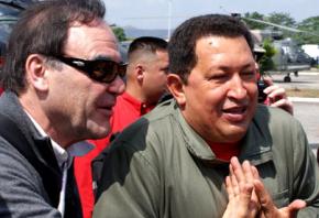 Oliver Stone and Hugo Chavez in South of the Border