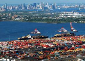 The docks at Bayonne, New Jersey