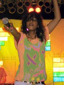 M.I.A. performs at the Bonnaroo festival