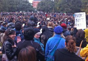 UC Davis students and faculty held a massive General Assembly in the aftermath of the pepper spraying