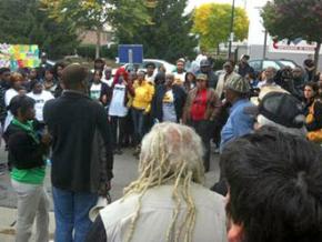 Protesters gather in Milwaukee to demand justice for Derek Williams
