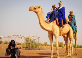Tuareg travelers in Northern Mali