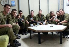 This picture of Israeli soldiers was featured on the Facebook page of the Ben &amp; Jerry's franchise in Israel