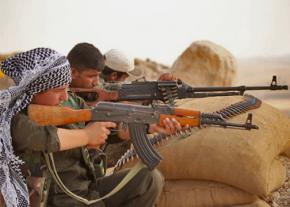Fighters against ISIS in Kobanê