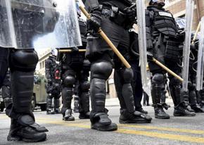 Baltimore riot police prepare for demonstrations