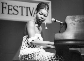 Nina Simone performs at the Montreux Jazz Festival in 1976
