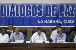 The beginning of Colombian peace talks in 2012