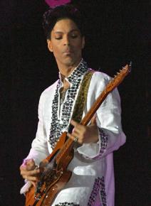 Prince performing in California