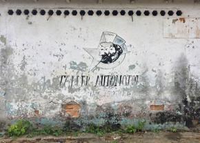 Graffiti on a wall in Cuba