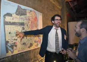 Members of the YIMBY Party discuss their development plans in San Francisco