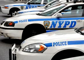 New York Police Department squad cars