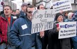 LGBT rights activists rally for marriage equality in Massachusetts in March 2004 (Annie Zirin | SW)