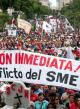 Electrical workers and teachers join in a mass march in Mexico City Electrical workers and teachers join in a mass march in Mexico City