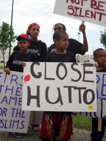 Protests drew national attention to the practice of family detention at the T. Don Hutto Residential Facility
