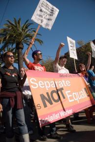 Protesting Proposition 8 after it passed last November