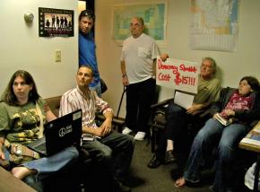 Paul Ryan's constituents wait in his Kenosha, Wis., office to meet with the congressman