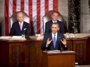 President Obama delivering his jobs speech to a joint session of Congress