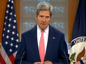 Secretary of State John Kerry speaks on Syria