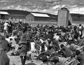 Thompson Falls prison camp, where hundreds suspected of being Mau Mau resistance fighters were interned