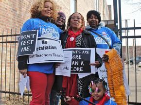 Education activists speak out against over-testing in Chicago