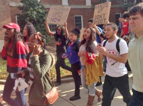 UMD students march to disarm the militarized campus police