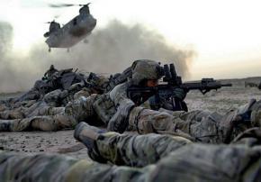 U.S. Army Rangers from the 75th Ranger Regiment in Ghazni Province in Afghanistan