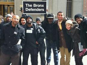 Members of the Bronx Defenders organizing team