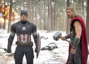Superheroes at work in Avengers: Age of Ultron