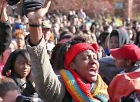 Students demand action against racist incidents on campus at University of Missouri