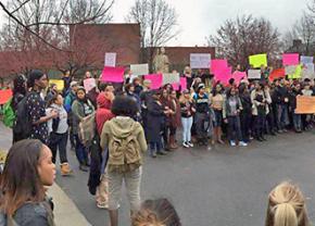 Students march for Black lives in Potsdam, New York