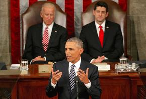 President Barack Obama delivers his last State of the Union address