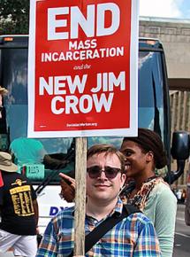 Protesters demand an end to mass incarceration