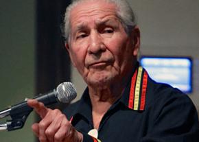 Chief Oren Lyons of the Onondaga Nation speaks in Rochester about the Standing Rock struggle
