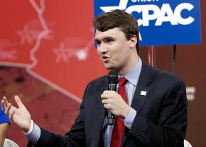 Turning Point USA founder Charlie Kirk at the annual Conservative Political Action Conference