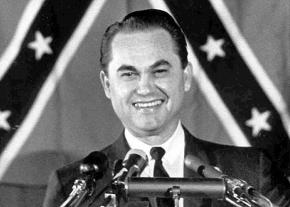 Alabama Governor George Wallace on the presidential campaign trail in 1968