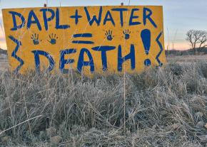 At the Standing Rock protest camps