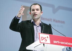 Benoit Hamon, candidate of the Socialist Party for the French presidency