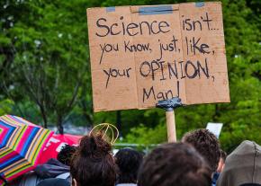 On the march in defense of science in Washington, D.C.