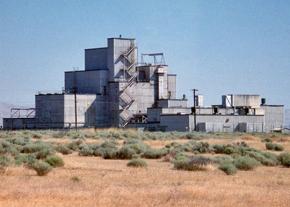 One of the buildings at the Hanford Nuclear Site