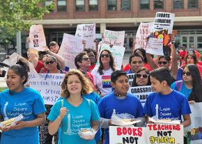 Students, teachers and community members demand increased funding for Chicago schools