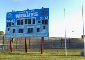A new scoreboard for a new season at South Burlington High School