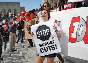 Standing up against budget cuts in Louisiana