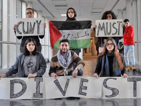 Students demand divestment from Israeli apartheid at the City University of New York